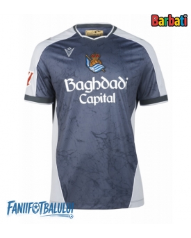 Real Sociedad Tricou Fotbal Replică 2025-26 Barbati Deplasare
